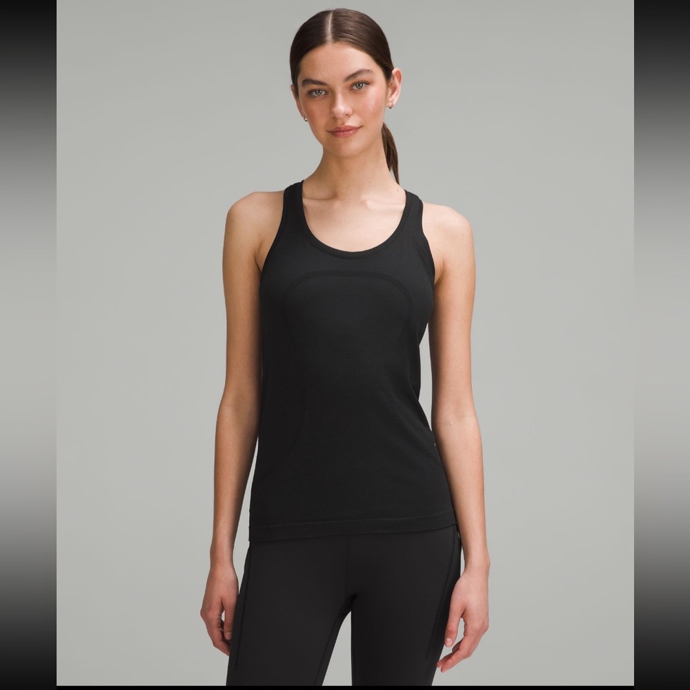 LULULEMON Swiftly Tech Racerback Tank Hip Length Black Size 4 or 6